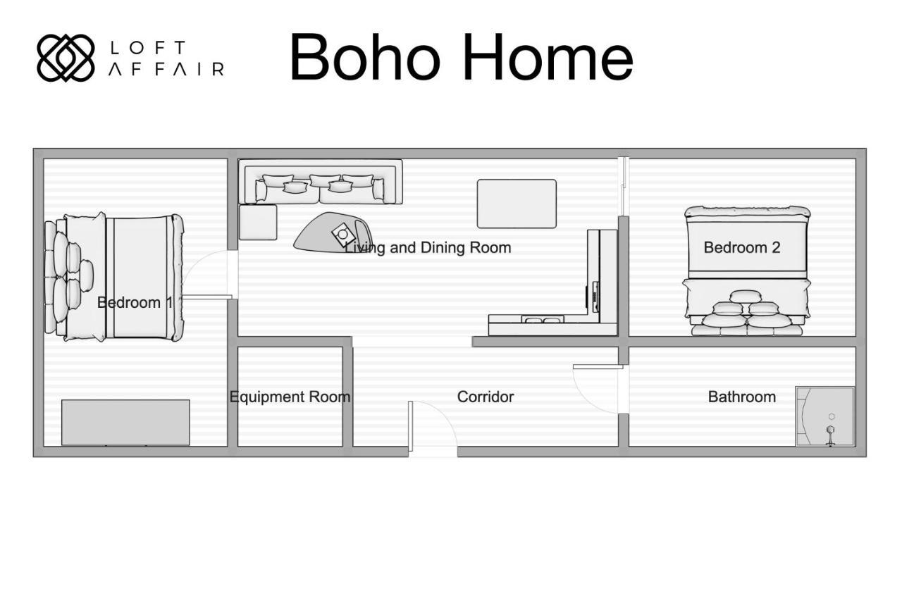 Appartement Boho Lofts - Loftaffair à Cracovie Extérieur photo
